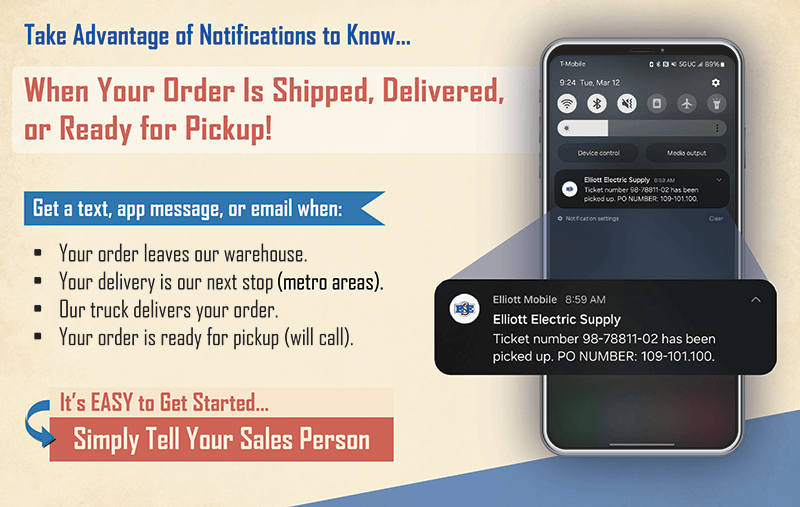 Notifications ad