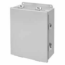 Junction Box, Steel, Type 4 Continuous Hinge, Bracket Mount