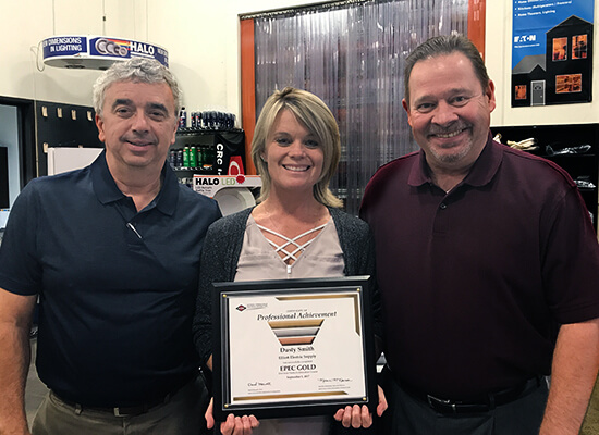 Employee Earns EPEC Gold Status Award