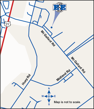 Map to Rock Hill, SC store 211
