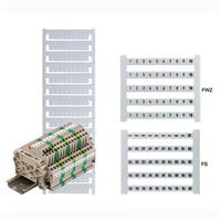 0468760051 - Terminal Marker 5 X 6 MM White PK=50 - Weidmuller, Inc.