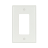 2051W - Wallplate 1G Decorator Thermoset Mid WH - Eaton Wiring Devices