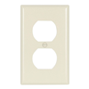 2132A - Wallplate 1G Duplex Recp THRMST STD Al - Eaton