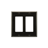 2152BK - Wallplate 2G Decorator Thermoset STD BK - Eaton Wiring Devices