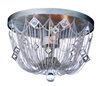 30270SM - 3-40C Steel Flush Mount Alessandra - Maxim