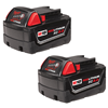 48111822 - M18 Redlithium XC3.0 Battery 2PK - Milwaukee Electric Tool