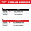 48224081 - 3/4" Emt Conduit Bender (Iron Head) - Milwaukee®