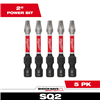 48324606 - Shockwave 2" Impact Square Recess #2 Power Bits - Milwaukee®