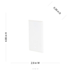 51731 - HBL 1G WP Blank CVR WHT - Bell