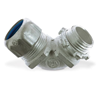 5254AL - 1" 90D Al LT Flex Conn - T&B Ind Fitting