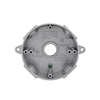 53720 - HBL 4" RND WP Splice BX, (5)3/4HUBS Gry - Bell