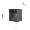 53880 - HBL 2G WP Box W/5 3/4hubs - Bell