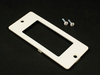 5507RWH - NM Rect Faceplate 5500 White - Wiremold