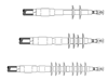 7694S4 - Cold Shrink Qtiii Term Kit 7694-S-4, 5-25/28KV - 3M