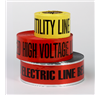 84148 - 3" X 1000' Red Detectable Burial Tape - Caution - Peco Fasteners, Inc.