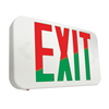 APX6RG - Led Exit White Red/GRN LTR Ac Only (No Battery) - All-Pro Emergency