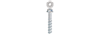 CSB38212 - 3/8'' X 2-1/2'' Hex Head Concrete Screw Bolt - LH Dottie