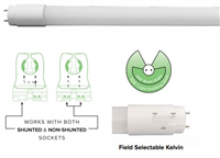 ESLT8B27WF13550 - 7W Led T8 24" 35K/4K/5K SDBL/SNGL End Coated Glass - Esl Vision LLC