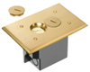 FLBR101MB - Brass Retro Floor Box Fin - Arlington