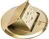 FLBT6620UMB - RND Brass TRPDR CVR (2)Usb - Arlington Industries