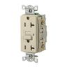 GFR20I - 20A 125VAC Comm GFR Ivory - Hubbell Wiring Devices