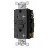 GFTWRST20BK - 20A Comm Self Test TRWR GFR Black - Hubbell Wiring Devices