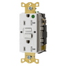 GFTWRST83W - 20A Comm HG Self Test TRWR GFR White - Hubbell Wiring Devices