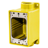 HBL60CM83A - Watertight FD Box, 3/4", Yellow - Wiring Device-Kellems