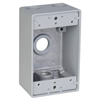 IH41LM - 1G WP Box W/4 1/2"" Lugs (Replaces T11-2) - Red Dot