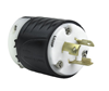 L520P - Turnlok Plug 3W 20A 125V B&W - Pass & Seymour/Legrand