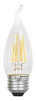 LED4.5B10BENTDIM - 4.5W Led B10 Bent Tip 27K - Sylvania-Ledvance