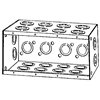 M4350 - 4-Gang Masonry Box 3-1/2" Deep - Appozgcomm