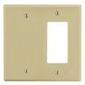 P1326I - Wallplate, 2-G, 1) Decor - Wiring Device-Kellems