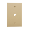 PJ11V - Wallplate 1GTEL/Coax.406"Hole Poly Mid BX Iv - Eaton