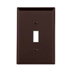 PJ1B - Wallplate 1G Toggle Poly Mid BR - Eaton