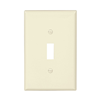 PJ1LA - Wallplate 1G Toggle Poly Mid La - Eaton