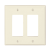 PJ262LA - Wallplate 2G Decorator Poly Mid La - Eaton Wiring Devices