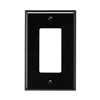 PJ26BK - Wallplate 1G Decorator Poly Mid BK - Eaton