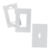 PJS4W - Wallplate 4G Toggle Screwless WH - Eaton