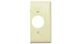 PJSE7I - Single End Plate Ivory - Legrand-Pass & Seymour