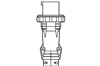 PS420P7W - P/S Plug 4W 20A 3P 480V WT - Legrand-Pass & Seymour