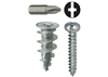 QS2 - #8 Zinc Alloy Walldriller Anchor Kit - L.H. Dottie CO.