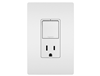 RCD38TRW - Radiant SP/3WAY SW+15A TR Outlet WH - Legrand-Pass & Seymour