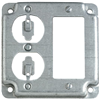 RS19CC - 4SQ CVR (1) Decora /(1) DPLX SW - Abb Installation Products, Inc