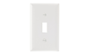 SP1W - Plastic Wallplate 1G Toggle W/Out Line WH - Legrand-Pass & Seymour