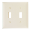 SP2LA - Smooth Wall Plate 2G 2 Toggle La - Legrand-Pass & Seymour