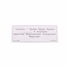 SRL - Series Rated Caution Label Pack. Of 25 - Eaton