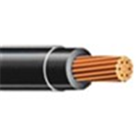 THHN10PCS - THHN 1/0 STR Black PCS - Copper