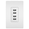 TM8USB4WCC6 - Radiant Quad Usb 4.2A WH - Legrand-Pass & Seymour