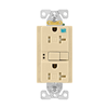 TWRSGF20V - Gfci TWR Self Test Duplex 20A 125V Iv - Eaton Wiring Devices